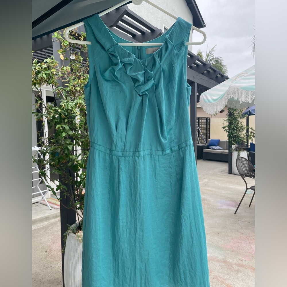Ann Taylor Turquoise Dress | Size 0